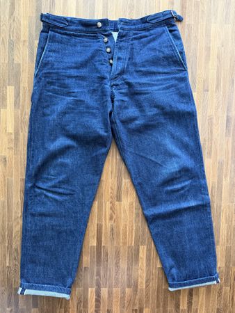 PELIKAMO selvedge officer denim / 48