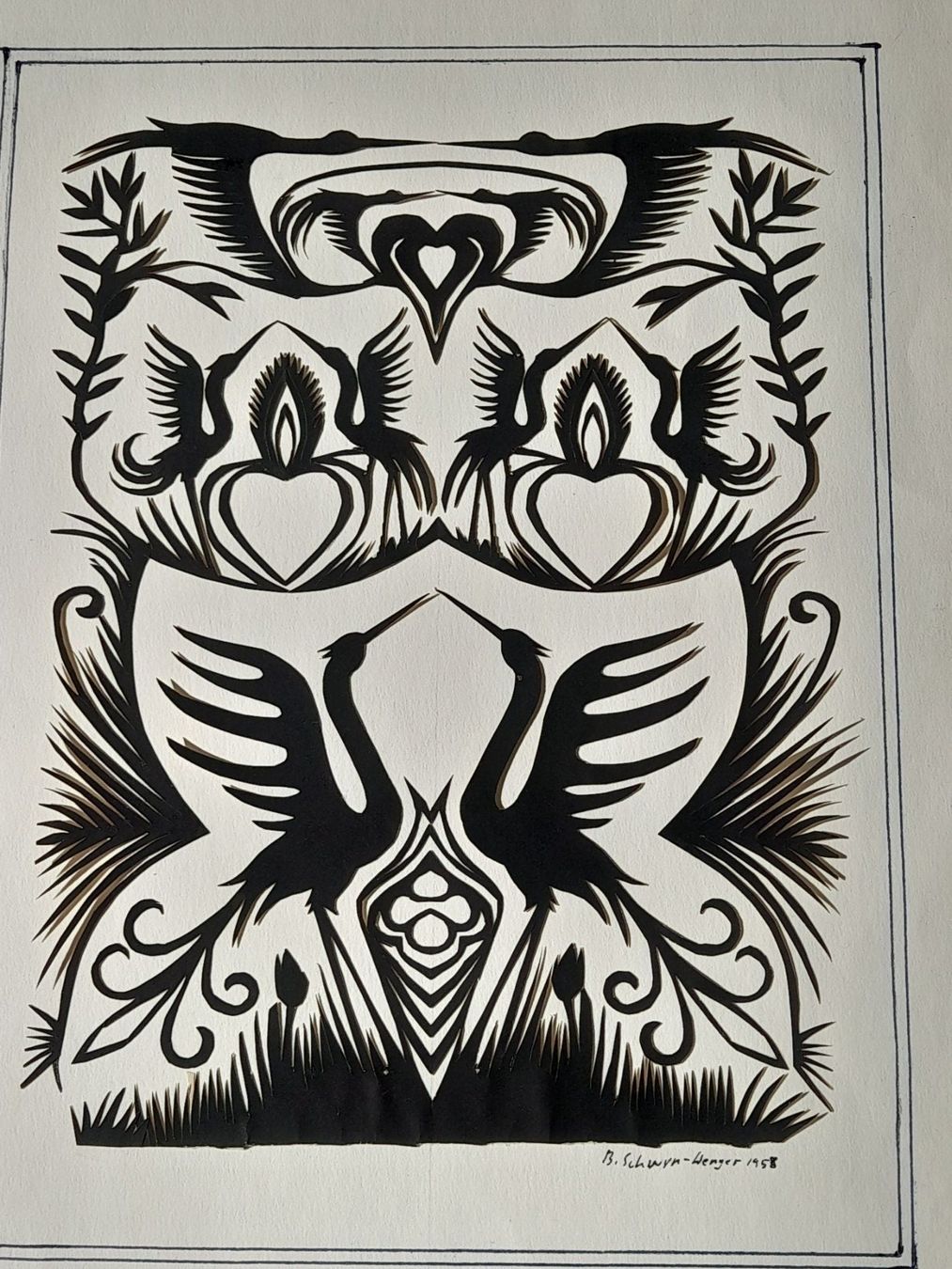 Arts picturaux & lithographies: Scherenschnitt  Barbara Schwyn-Wenger – D'occasion à Thun par Treff.....e 8