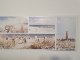 NEU *** Wandbild Canvas aus Leinen, auf Holzrahmen