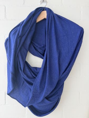American Apparel Schlauch-Schal blau meliert