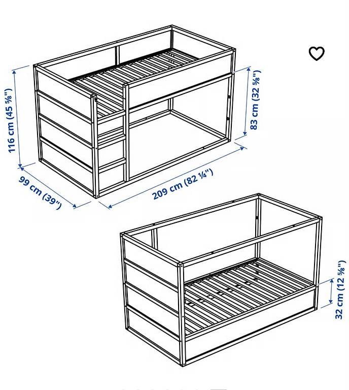 Letti: Ikea- Hochbett – Usato da St. Gallen venduto da cor_6fh6