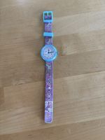 Kinderuhr Flik Flak Einhorn Motiv violett guter Zustand