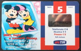 Taxcard Phonecard - Mickey - I