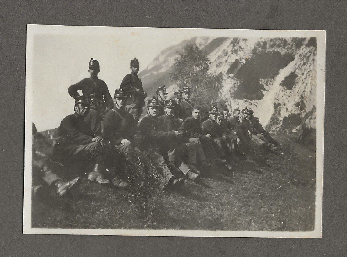 Ansichtskarten: Militärmannschaft,Uniform,Käppi, Privatfoto – Gebraucht aus Frauenfeld von Merk52