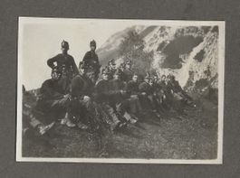 Militärmannschaft,Uniform,Käppi, Privatfoto