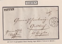 TOFFEN  !! Wunderbarer Brief !!