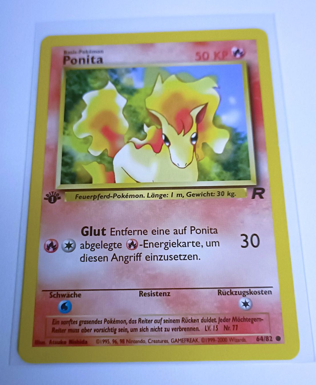 Pokémon Sammelbilder & Trading cards: Ponita 1. Edition aus Team Rocket 64/82 – Gebraucht aus Köniz von 1.Edition