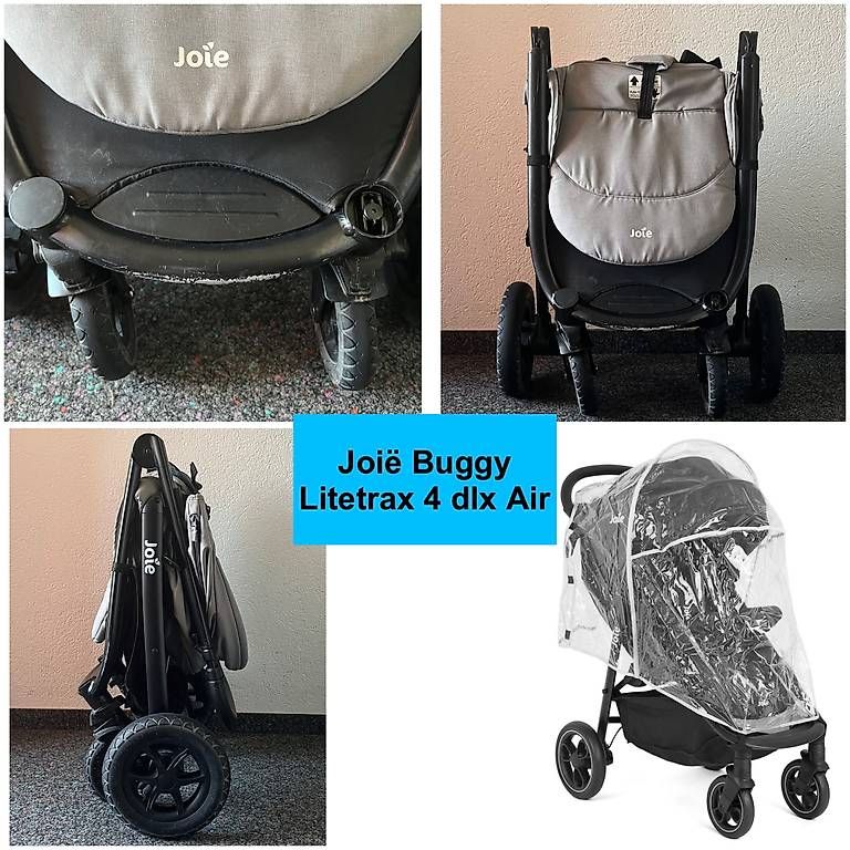 Joie Carrozzine: Joië Buggy Litetrax 4 dlx Air grau – Usato da Gattikon venduto da AnnettFloh 2