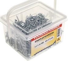 Spanplattenschrauben 4.0 x 40 mm 400 stück von Deltafix