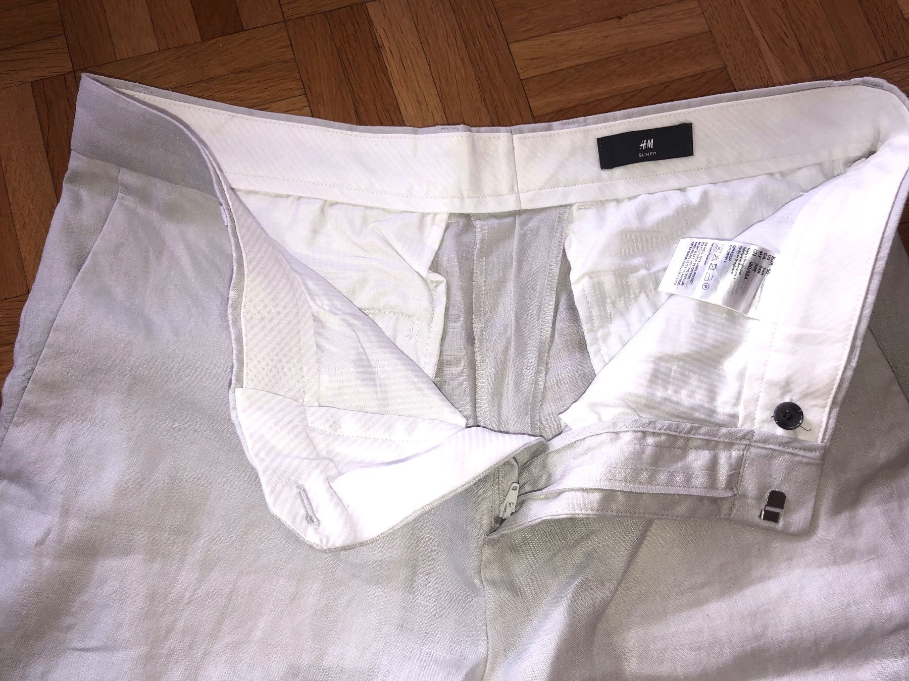 H&M Pantaloni: Hose Leinen H&M 34R neu – Nuovo (secondo la descrizione) da Zug venduto da estarthyme 3