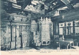 Zürich - inneres des Landesmuseum + 1906