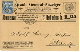 PK, Graubündner General-Anzeiger 1908