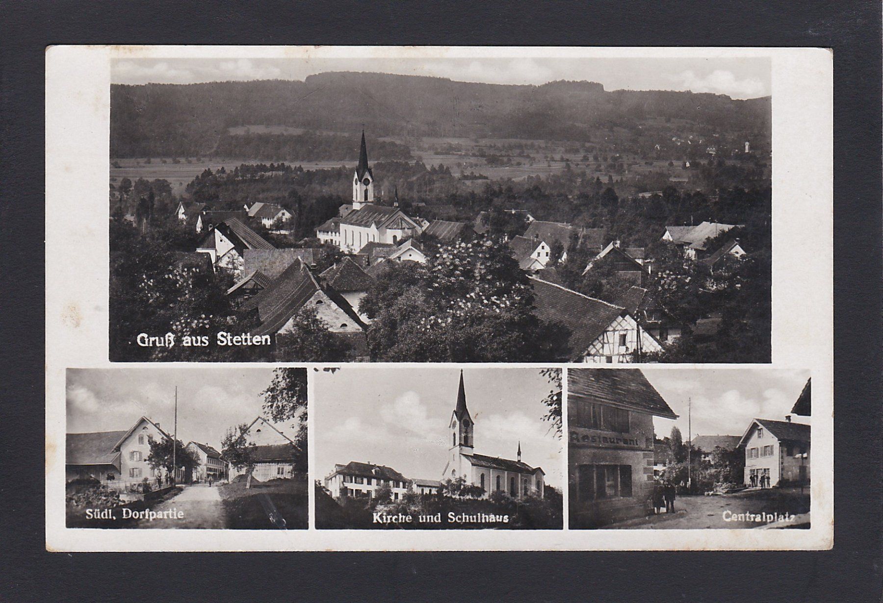 Cartoline postali: STETTEN, 4-Bild AK – Usato da Reiden venduto da cinfis
