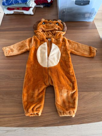 Löwen Kostüm Baby Overall Gr. 80 – Halloween / Fasnacht
