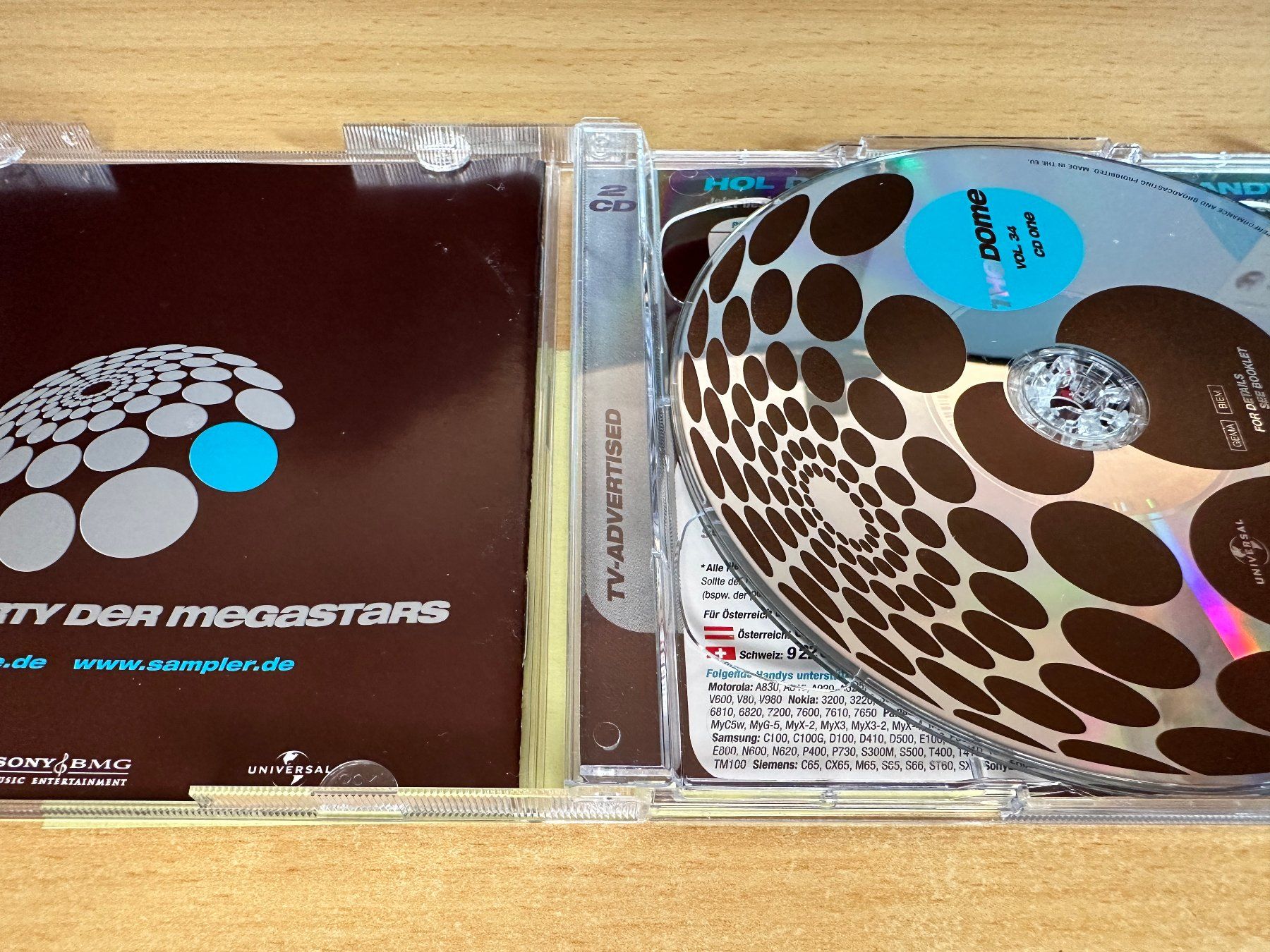 CD: Various – The Dome Vol. 34 - 2 CD – Usato da Rikon im Tösstal venduto da Alpenmutz 2