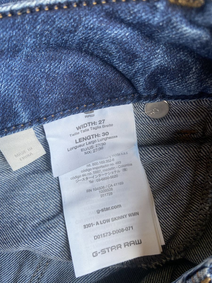 G-Star Jeans: Jean G-Star slim. Taille 27/30 – Nuovo (secondo la descrizione) da Vercorin venduto da Forest0 3