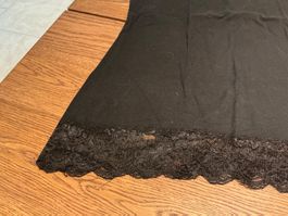 Schwarzes Top mit Spitze Gr. L Sommer Top