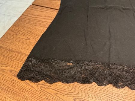 Schwarzes Top mit Spitze Gr. L Sommer Top