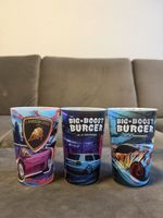 6x Trinkbecher Big Boost Burger JP Performance 