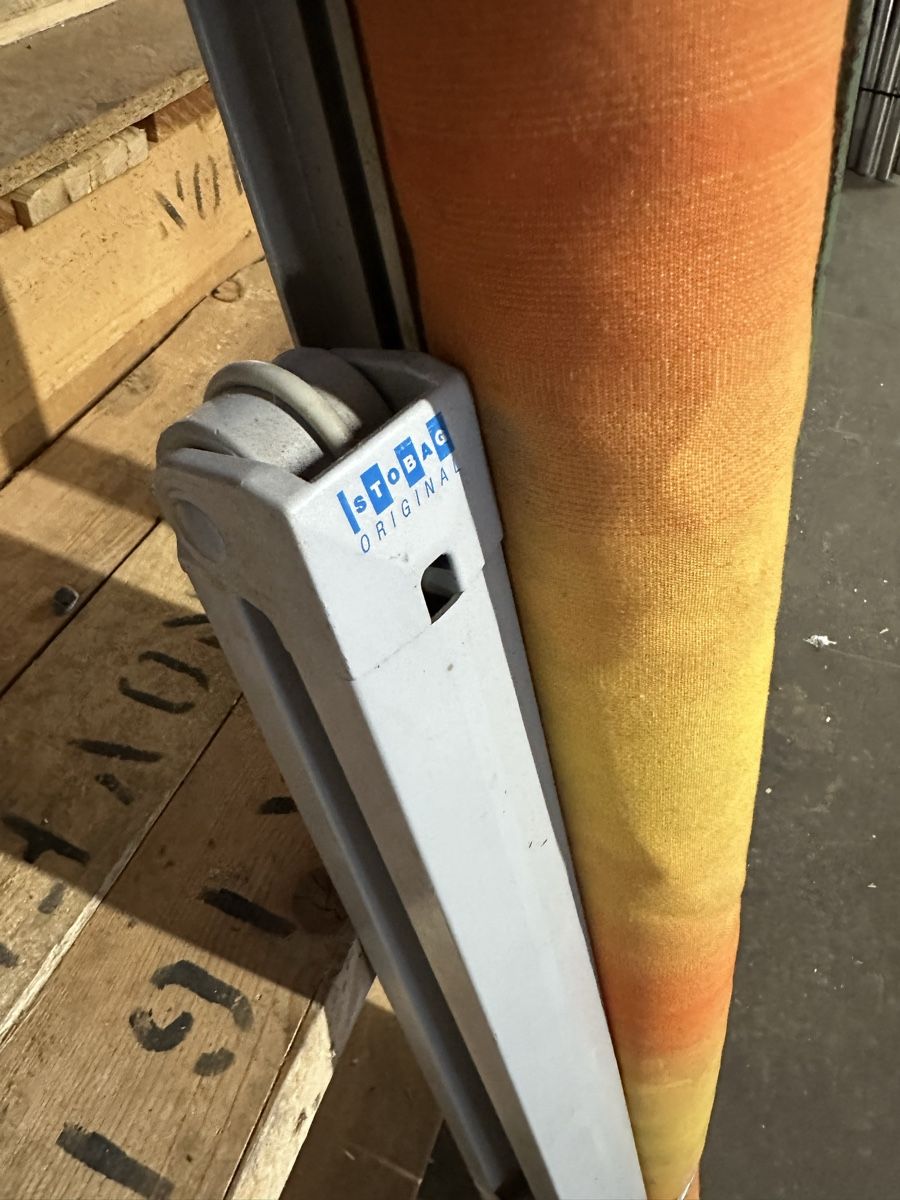 Stobag Tende da sole: Stobag Sonnenstore, Orange Gelb, Top Zustand 215cm – Usato da Hunzenschwil venduto da Rikson 5