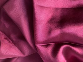 Satin STOFF Bordeaux, Weinrot fliessend, Glanzeffekt 210x92