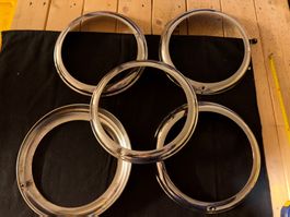 Mercedes Sl 190 Chrom Zierringe 5 Stk Durchmesser 25 cm