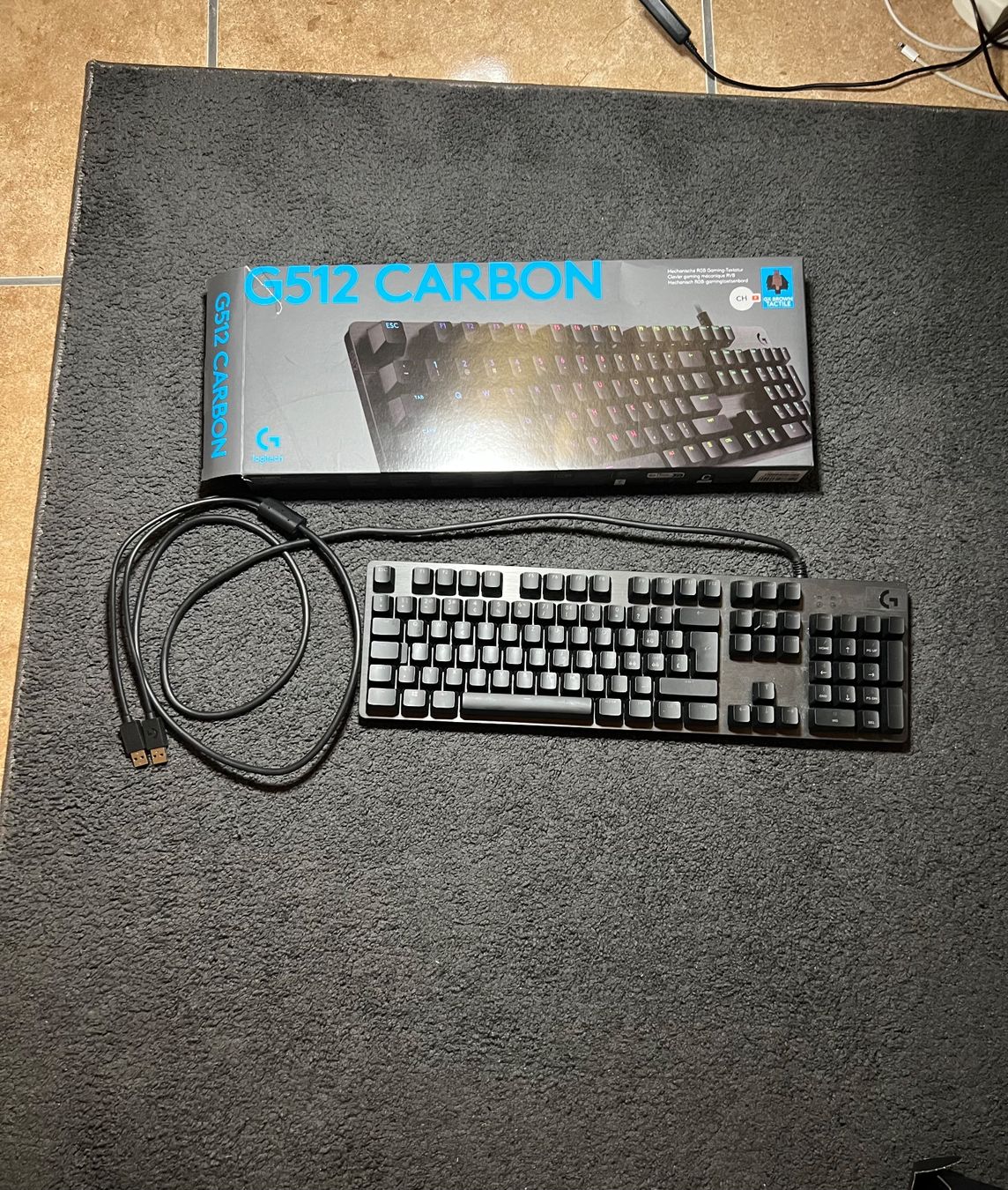 Logitech Tastiere: Logitech G512 cartonne – Usato da Grône venduto da kev_v2wr