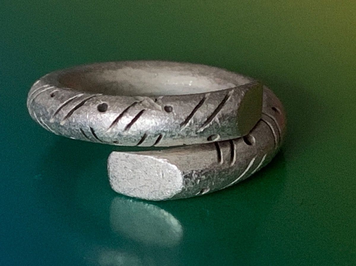 Ringe: Schlangenring abstrakt (50) – Neu und originalverpackt aus Dittingen von Bijoubelle 3