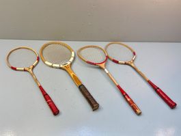 VINTAGE BADMINTON SCHLÄGER AB 1.- !!!