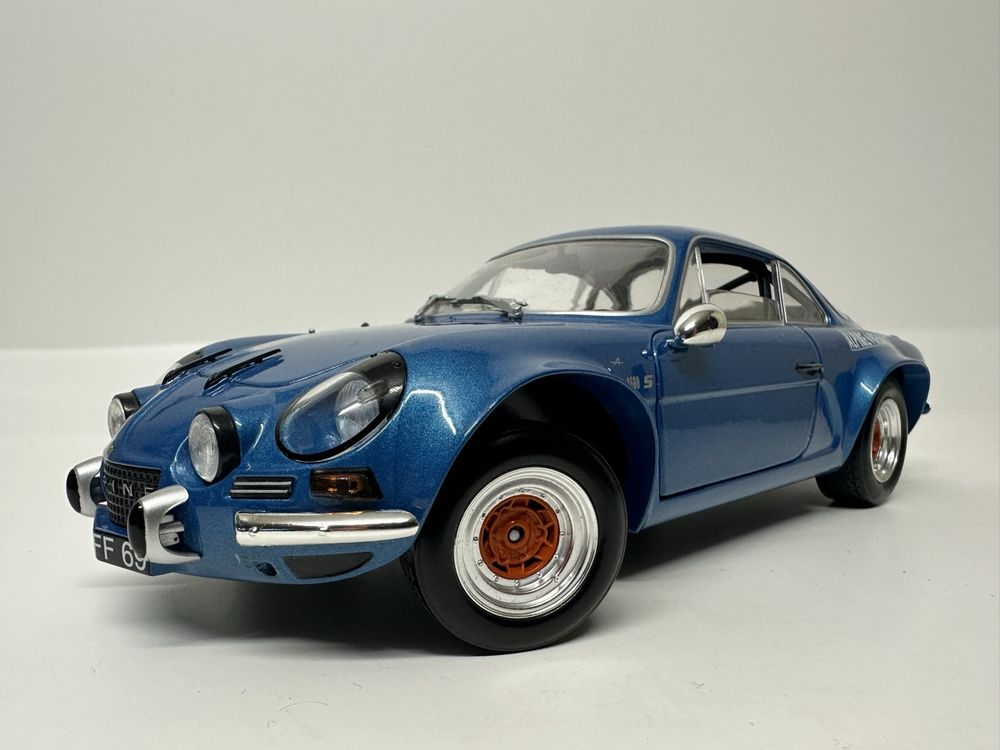 Alpine Renault 1800 - Solido 1/18 - Bleue - Miniature Métal - Occasion