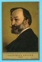 Bundesfeierkarte Nr. 26 Keller 1872 (Buchser) - 1.VIII.19