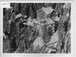 Flugaufnahme Arosa Hotel Gentiana - Photo: 90x120mm Negativ