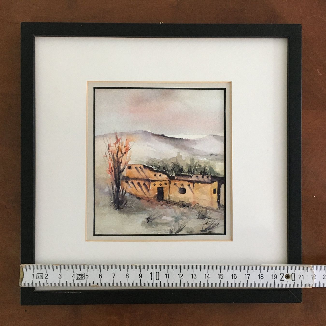 Dipinti: Gemälde Aquarell südliche Landschaft / Janet Jrobough – Usato da Subingen venduto da ArtBead 9