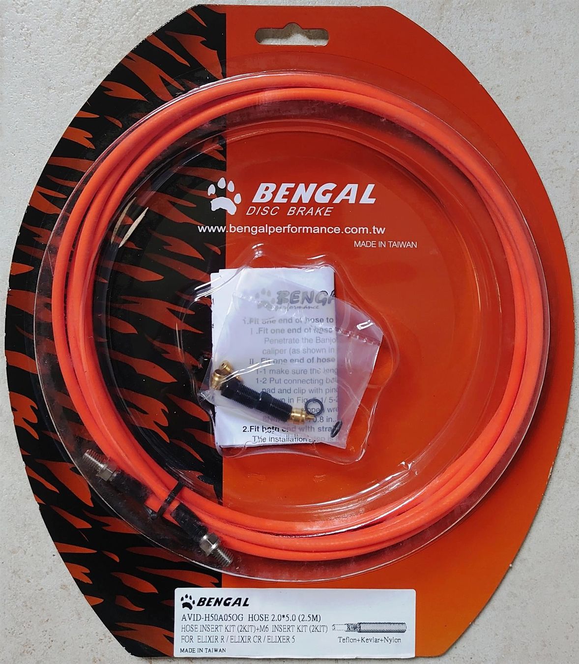 Pezzi di ricambio: Bengal - Leitung Avid - orange – Nuovo e nell'imballaggio originale da Biel/Bienne venduto da TheShop4U