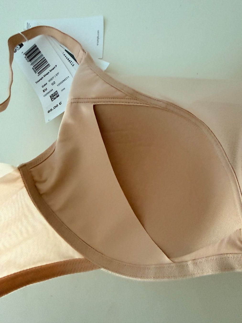 Triumph Sonstige Unterwäsche: TRIUMPH, Soft-Schalen BH SHAPE SMART, Grösse 2, Hautfarbe – Neu und originalverpackt aus Rudolfstetten von gst_g7xl 9