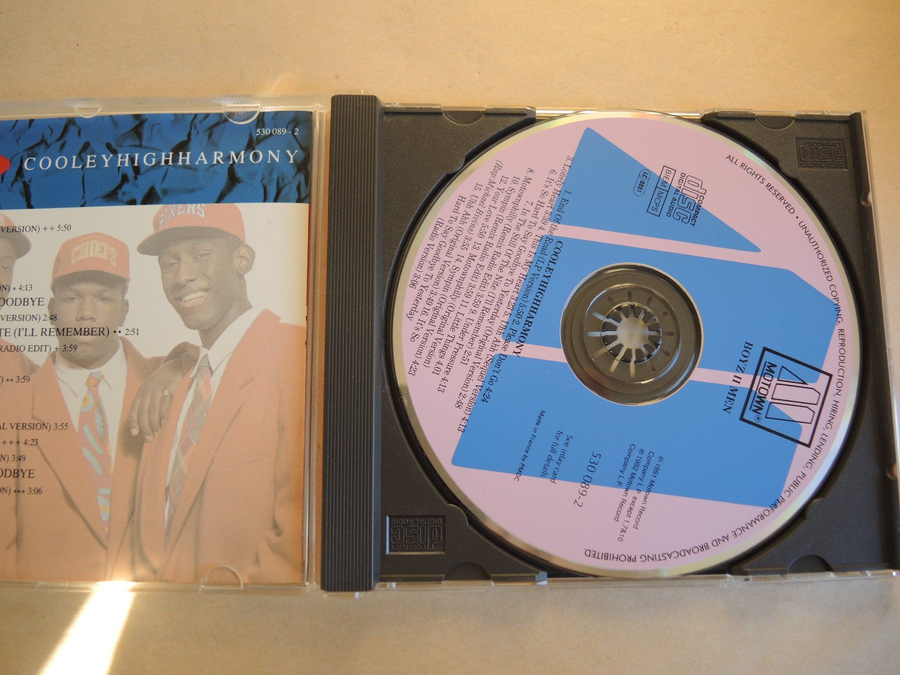 CD: Boyz II Men - Cooleyhighharmony Motown Records CD – Usato da Rorschach venduto da maeck8 1