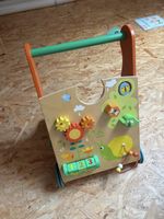 Trotteur en bois avec jeux  bon état