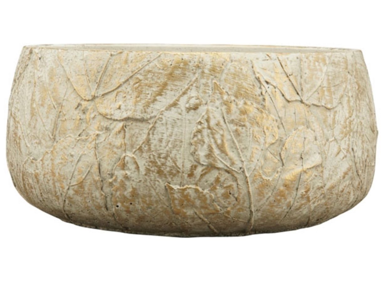 Vasi per fiori: Topf Planze Zement Bronze – Nuovo e nell'imballaggio originale da Aarwangen venduto da to-hirschi 1