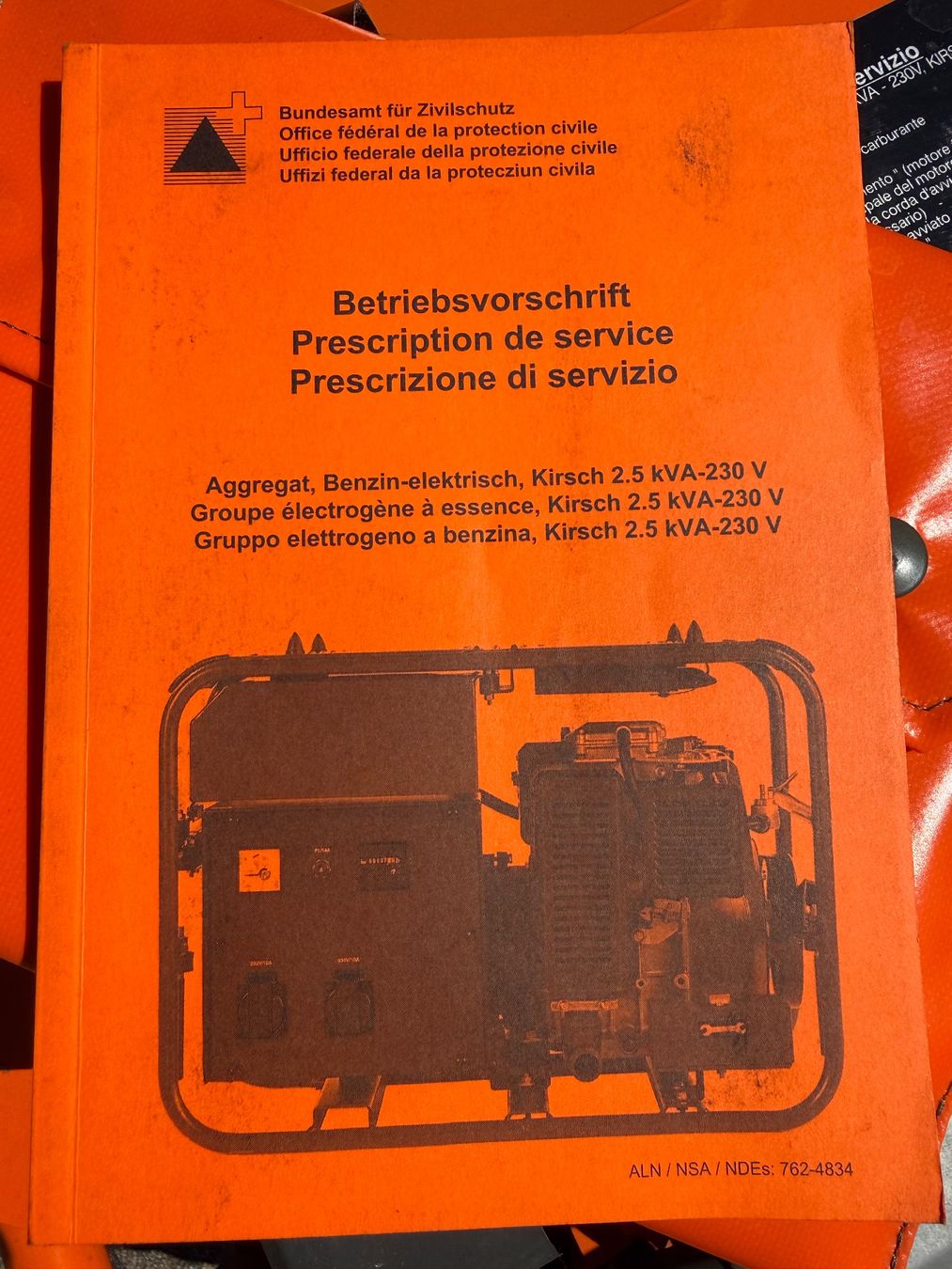 Generatori di corrente: Notstrom Generator Anhänger Scheinwerfer Beleuchtungsmast – Usato da Büsserach venduto da Schildi1989 5