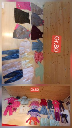 Mädchen Kleiderpaket Gr. 80