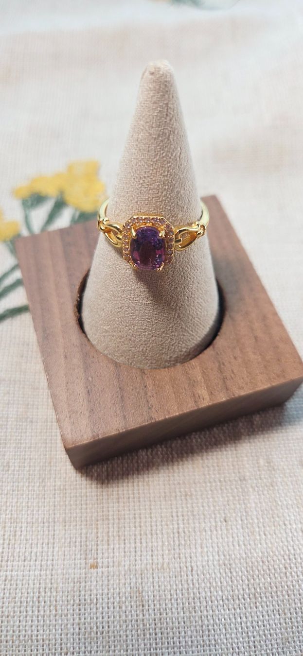 Anelli: NEW - S925 Amethyst Ring (Adjustable) – Nuovo (secondo la descrizione) da Zürich venduto da cin_wcf6 3