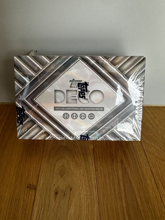 Topps UEFA Club Competitions Deco 2025/26 Hobby Box (Neu und ...