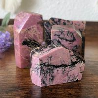 ✲ 1 Stk. Rhodonit Freiform✲ 100-150g / Rhodonite Freeform