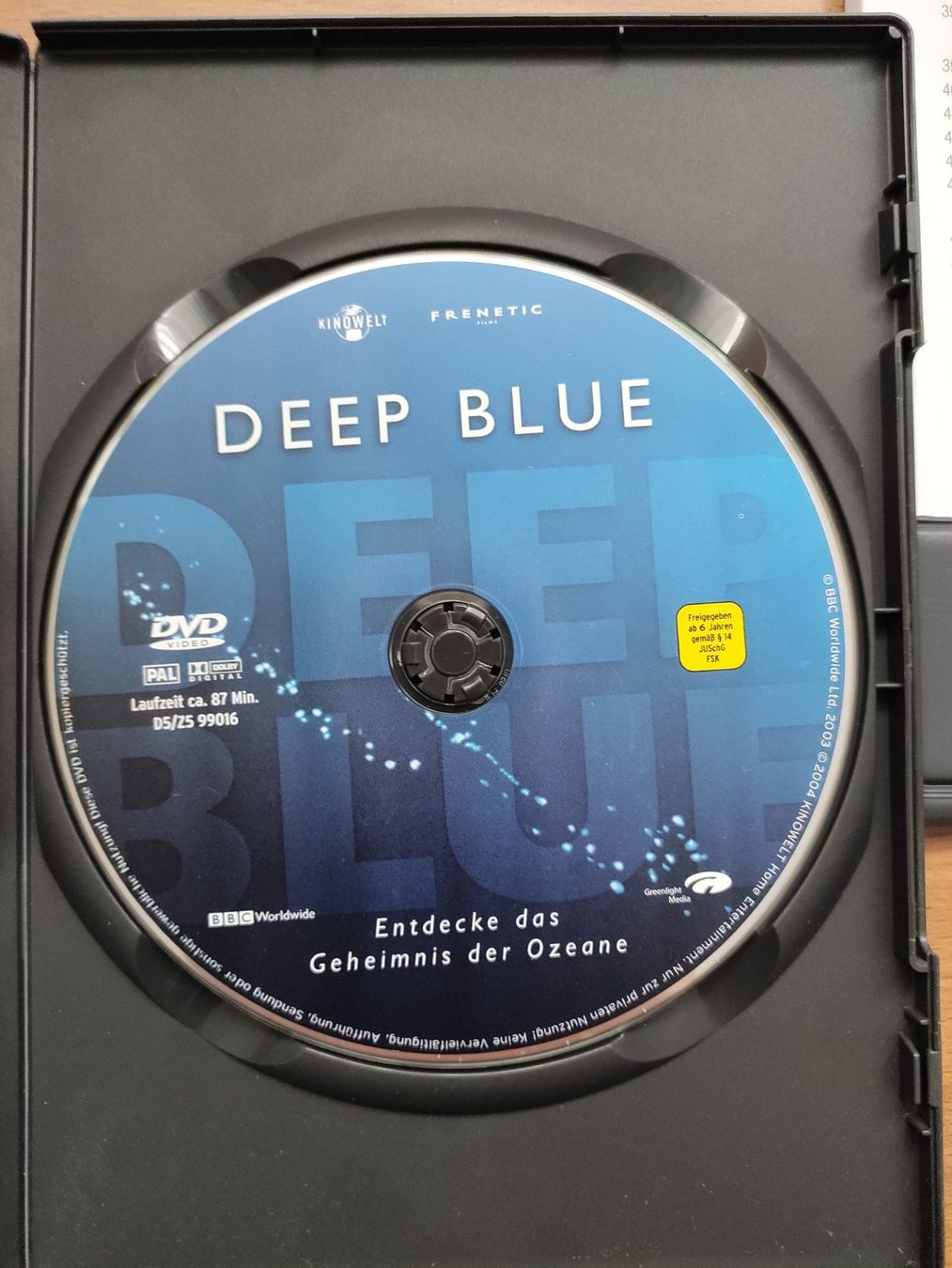 Tutti i DVDs: Deep Blue- Geheimnis der Ozeane – Usato da Siebnen venduto da Valora23 2