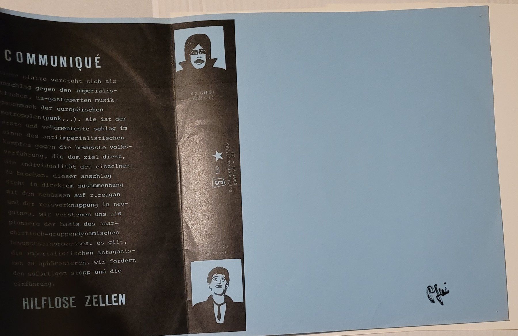 Dischi in vinile: Hilflos Ostblock Stichfest  -  1982 – Usato da Zürich venduto da Avd 4