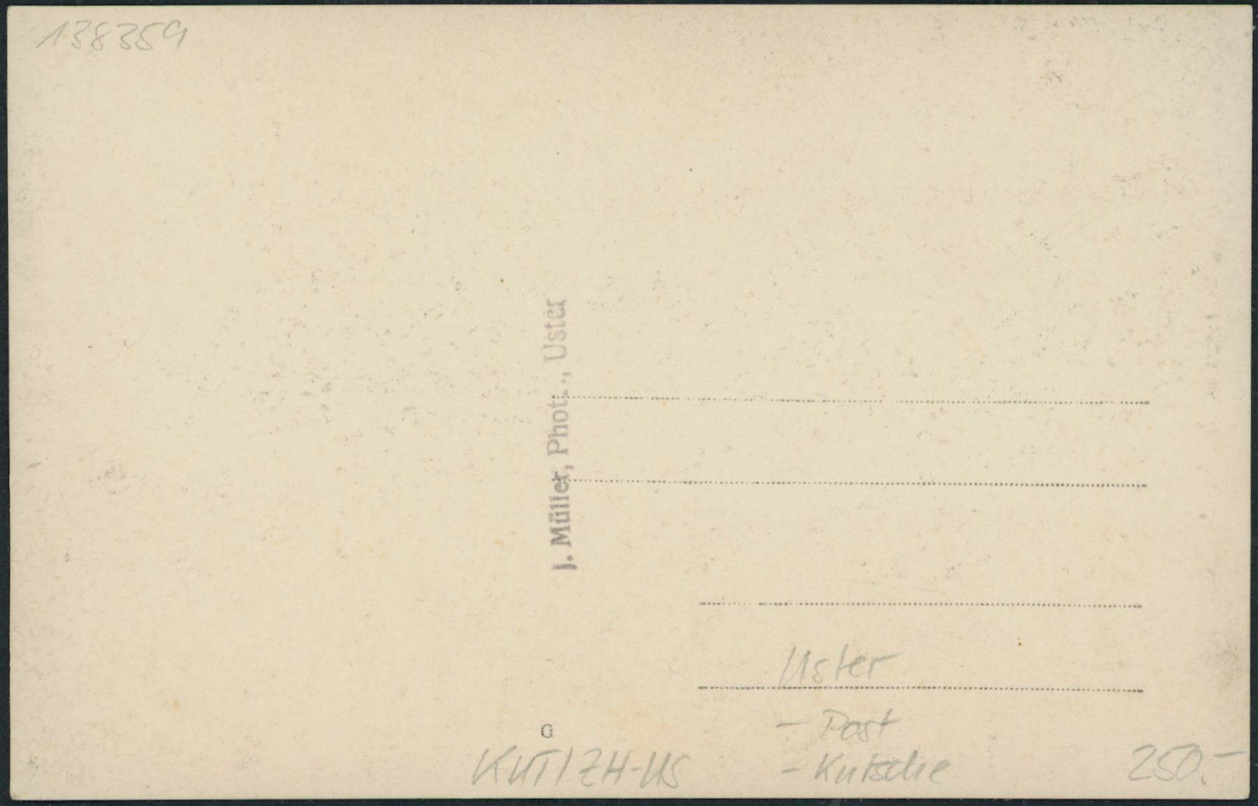 Cartoline postali: ZH Uster - Kutsche – Nuovo (secondo la descrizione) da Schindellegi venduto da Jonathan77 1
