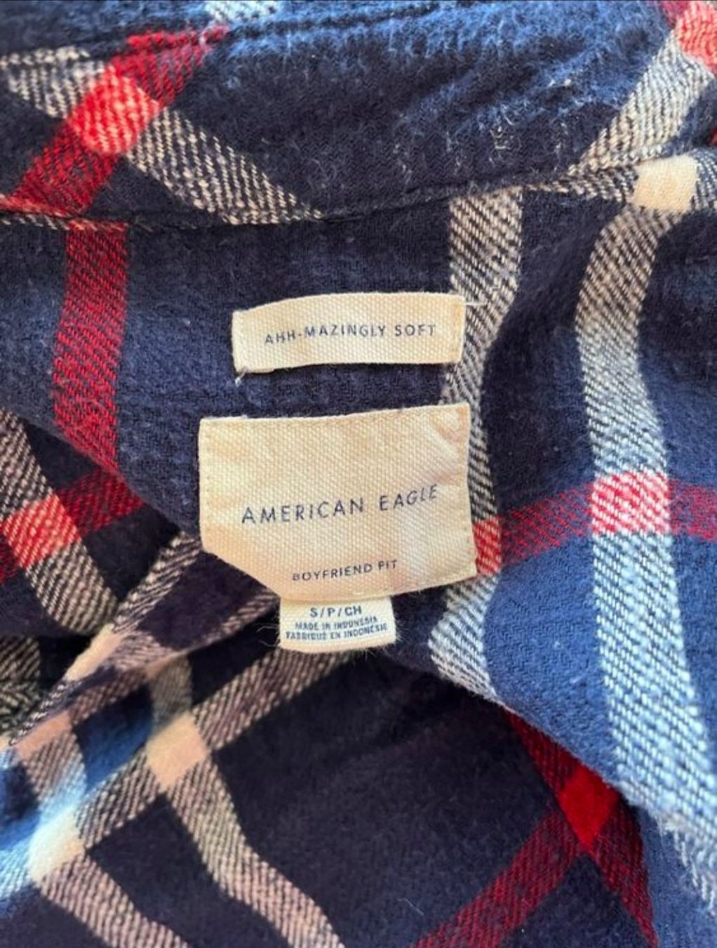 Camicette: American Eagle Flanellhemd Grösse S – Usato da Bern venduto da len_vc5x 1