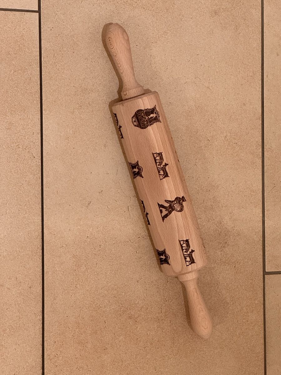 Elettrodomestici da cucina: Teigroller / Wallholz mit Prägung – Nuovo (secondo la descrizione) da Gampel venduto da DarkWRX