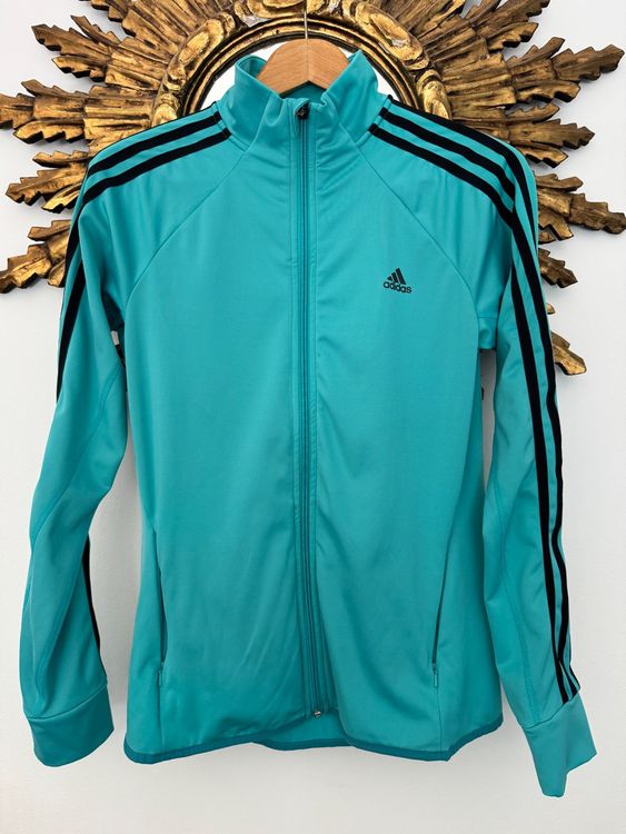 Adidas Femme Veste Adidas Bleu Turquoise Veste De Sport Femme