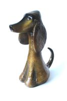 Mid-Century Skulptur DACKEL / HUND, Wiener Werkstätte, 1960